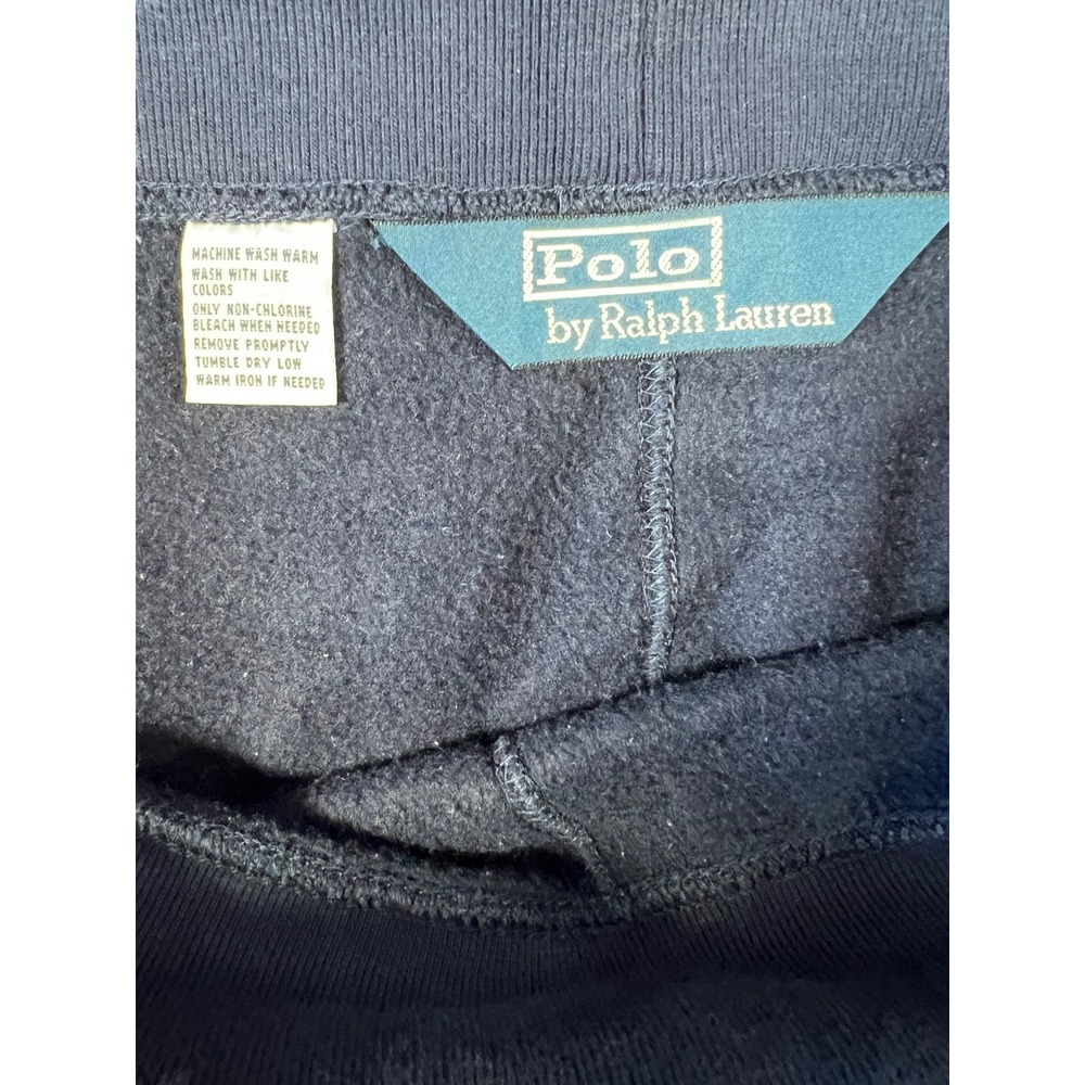 Polo Ralph Lauren Jogger Sweatpants Mens XL Blue Fleece Pony Logo Heavyweight - Picture 5 of 7